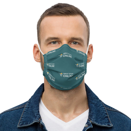 GSO All-Over Print Premium Face Mask - Great Stuff OnlineGreat Stuff Online White