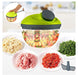 Easy Pull Food Chopper and Manual Vegetable Chopper - Blender to Chop Fruits and Dicer - Hand Held,Green(350ML) - Great Stuff OnlineGreat Stuff Online