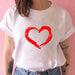 Women T-shirts with Hearts Casual Harajuku Print T-shirts Summer Women Short Sleeve Female T-shirts Vogue Women T-shirts Clothes - Great Stuff OnlineGreat Stuff Online 01 / XXL