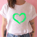 Women T-shirts with Hearts Casual Harajuku Print T-shirts Summer Women Short Sleeve Female T-shirts Vogue Women T-shirts Clothes - Great Stuff OnlineGreat Stuff Online 09 / XXL