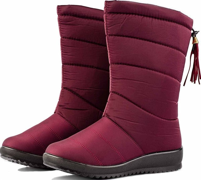 Waterproof Winter Snow Boots - Great Stuff OnlineGreat Stuff Online red / 11