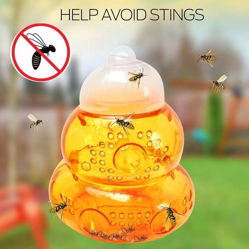 bee trap Effective Wasp Trap Killing Bee Hanging Garden Tool Fly Flies Insect Bug Honey Pots Honey Pot Trap Catcher Killer No Poison - Great Stuff OnlineGreat Stuff Online