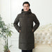 Men Winter Down Coat Duck Down Jacket Hooded Loose Down Parka - Great Stuff OnlineGreat Stuff Online Green Brown / XXXL