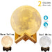 USB Rechargeable Moon Lamp Night Light Creative Home Décor Globe - Great Stuff OnlineGreat Stuff Online 2 Colors / 12cm