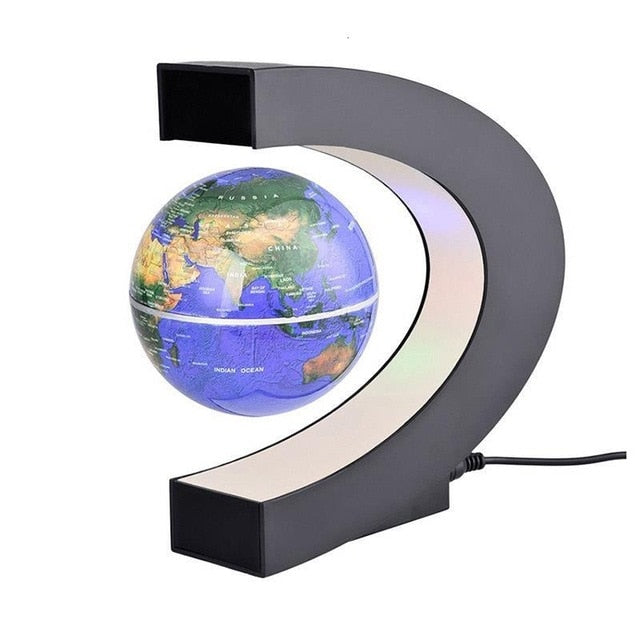 Floating Magnetic Levitation Globe LED World Map - Great Stuff OnlineGreat Stuff Online Blue / US Plug