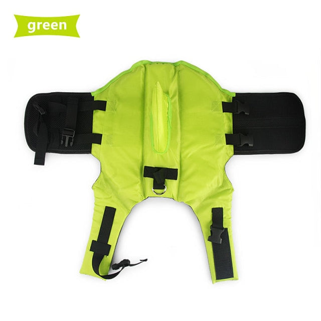 Shark Dog Safety Life Jacket - Great Stuff OnlineGreat Stuff Online green / XL 28-40KG