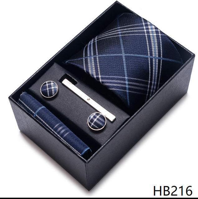 The Ultimate Luxury -- Tie, Handkerchief and Cufflink Set in a Box - Great Stuff OnlineGreat Stuff Online HB216