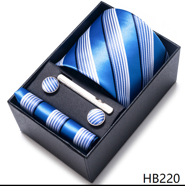 The Ultimate Luxury -- Tie, Handkerchief and Cufflink Set in a Box - Great Stuff OnlineGreat Stuff Online HB220