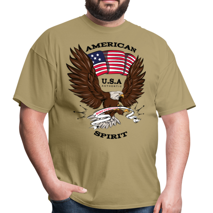 Unisex Classic T-Shirt | Fruit of the Loom 3930 American Spirit Unisex Classic T-Shirt - Great Stuff OnlineSPOD khaki / S