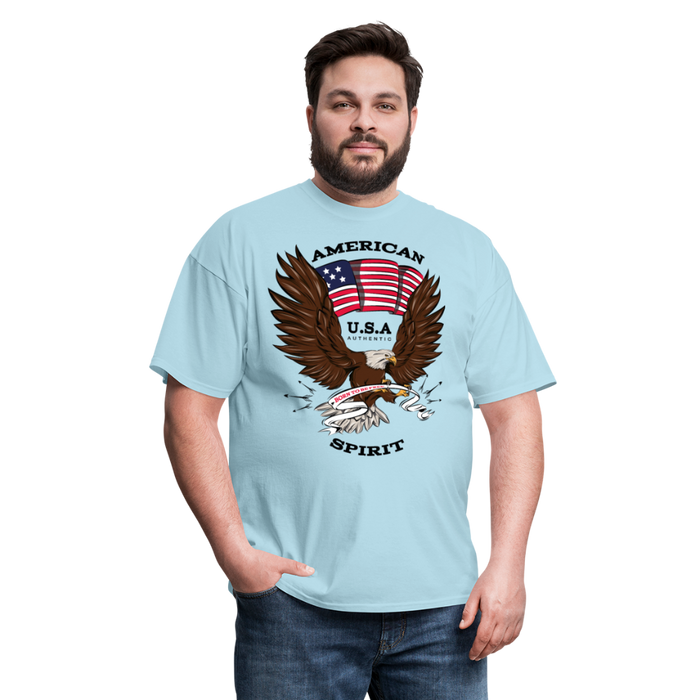 Unisex Classic T-Shirt | Fruit of the Loom 3930 American Spirit Unisex Classic T-Shirt - Great Stuff OnlineSPOD powder blue / S