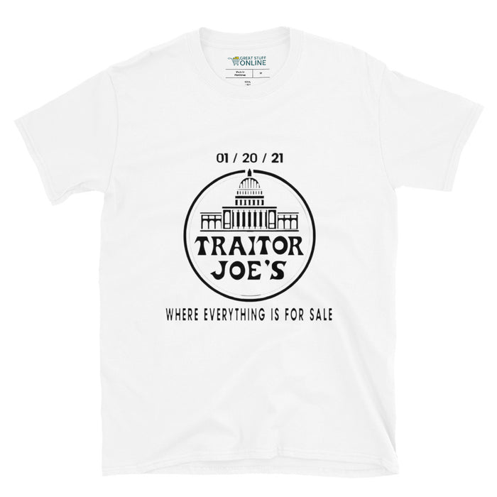 Traitor Joe's Unisex T-Shirt - Great Stuff OnlineGreat Stuff Online White / S